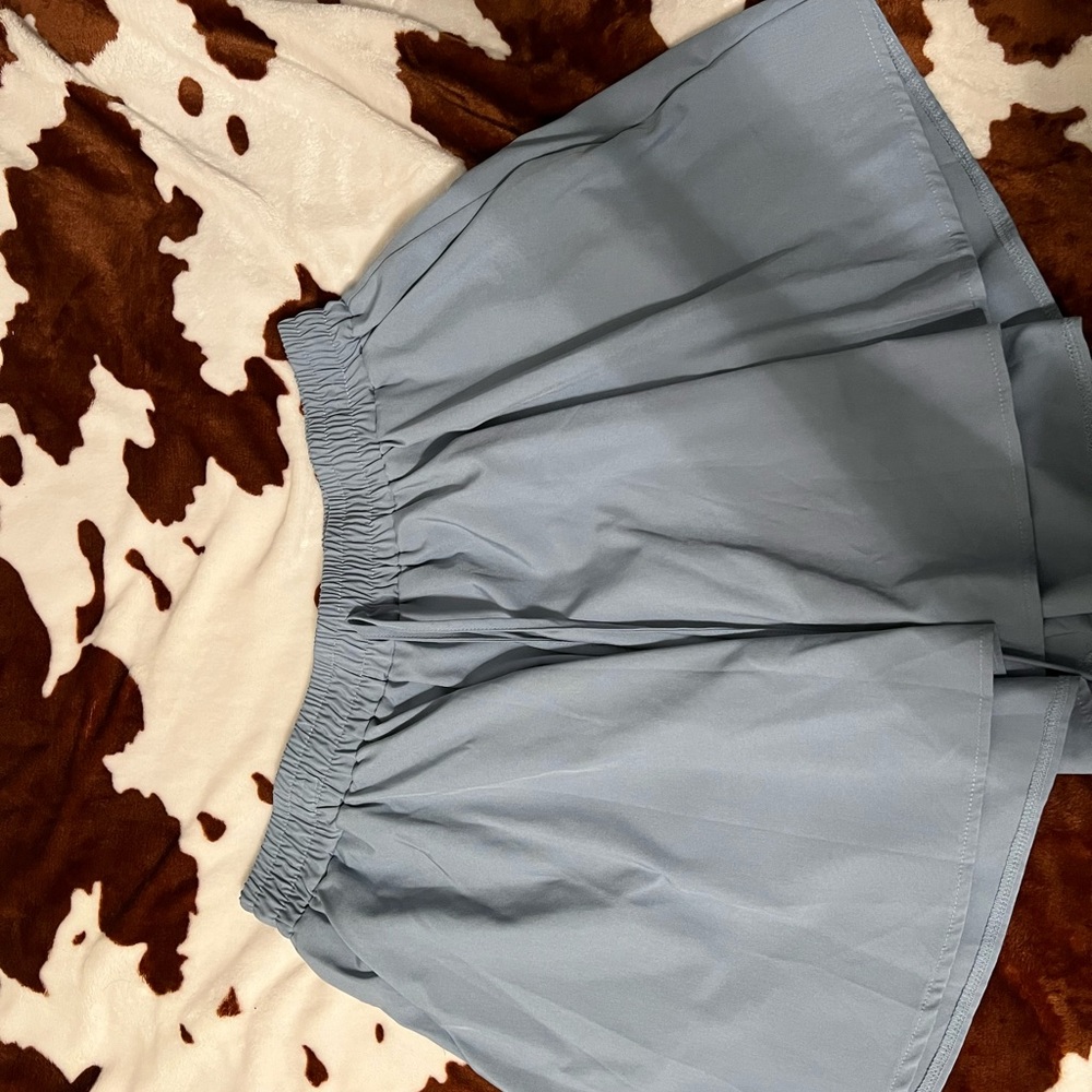 Blue Flowey shorts
